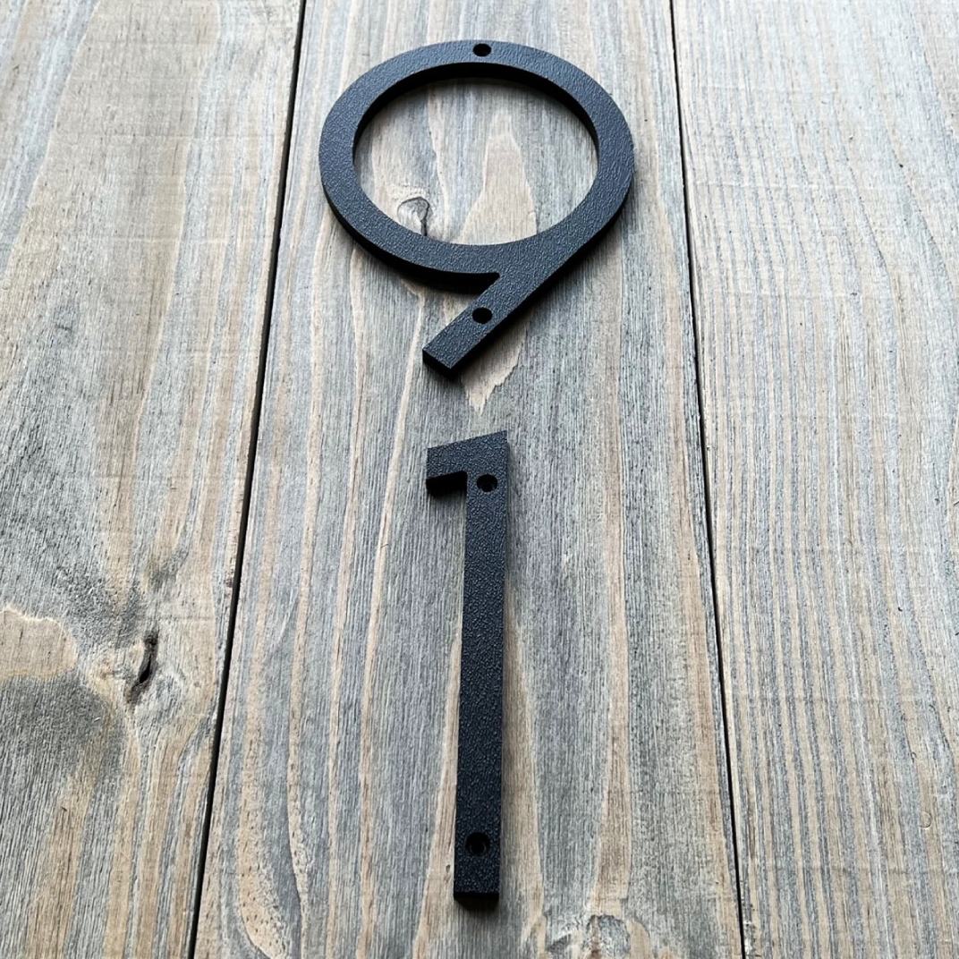 Art Deco House Numbers - Large