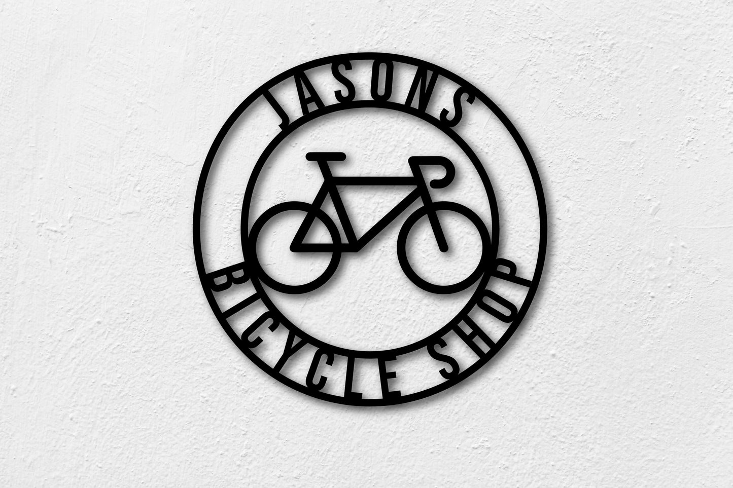 Custom Bicycle Shop Business Sign