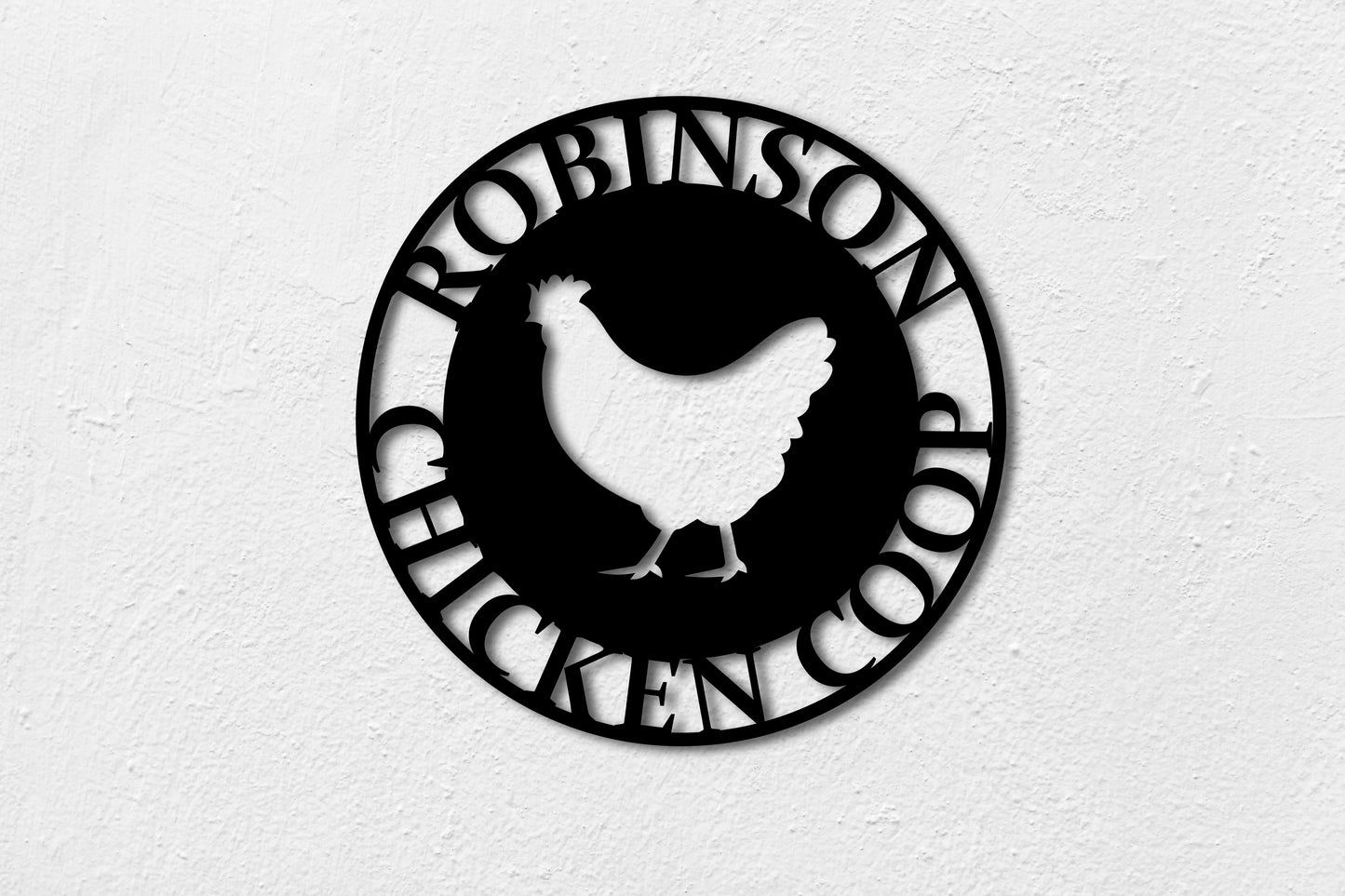 Custom Chicken Coop Metal Sign