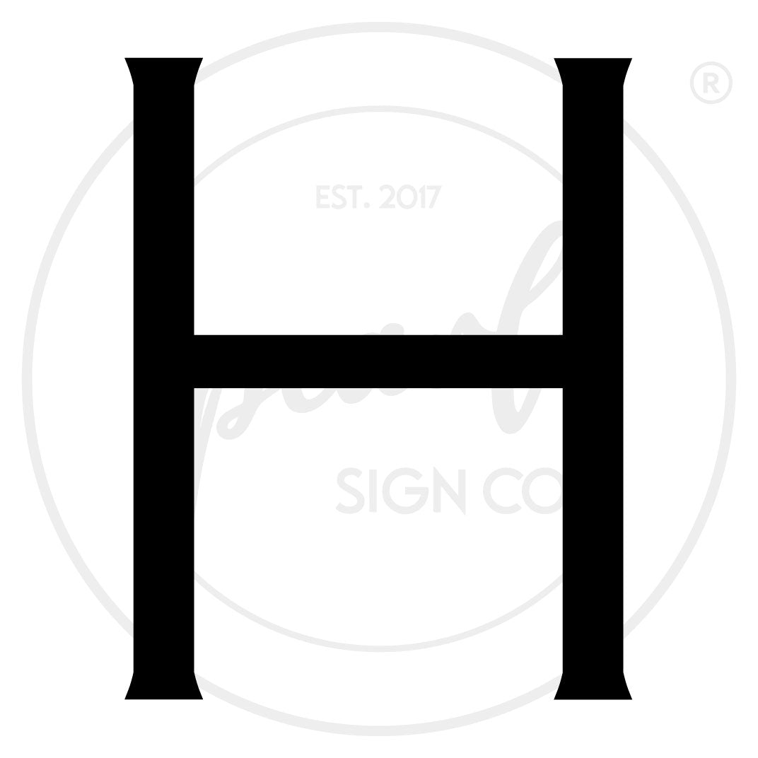 Clean Modern House Letters - Large
