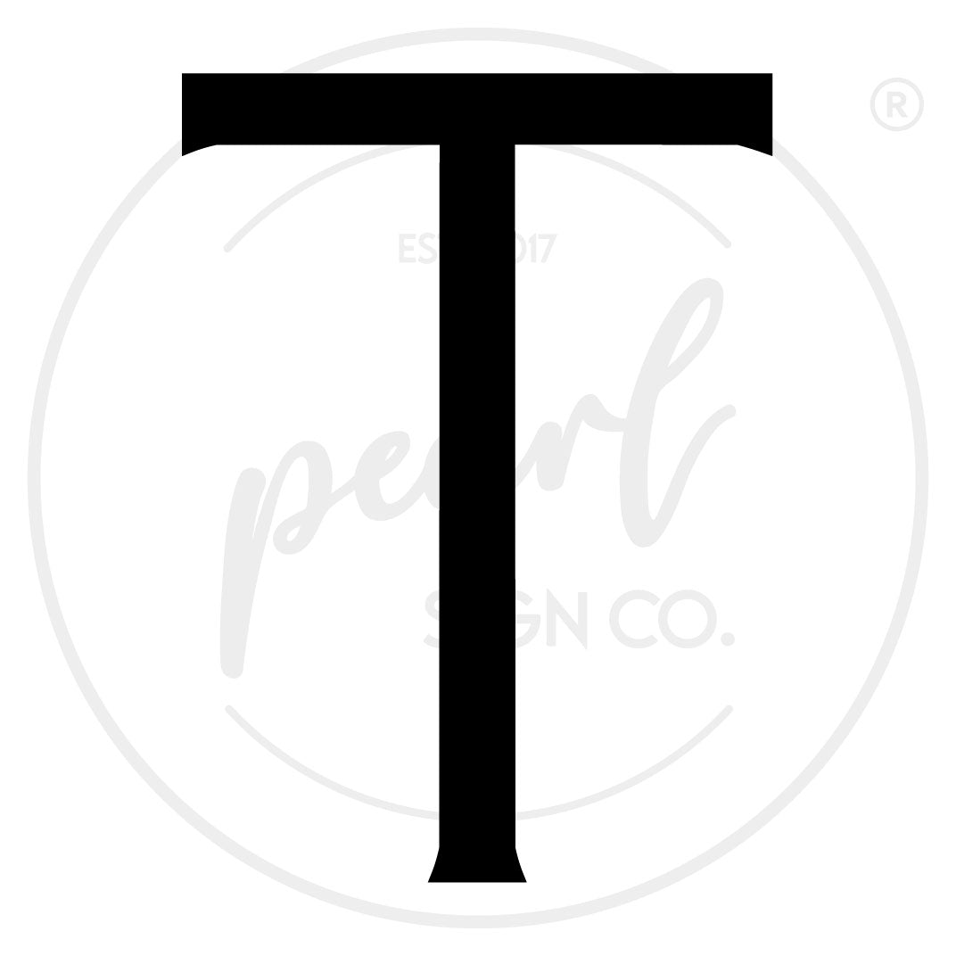 Clean Modern House Letters - Medium