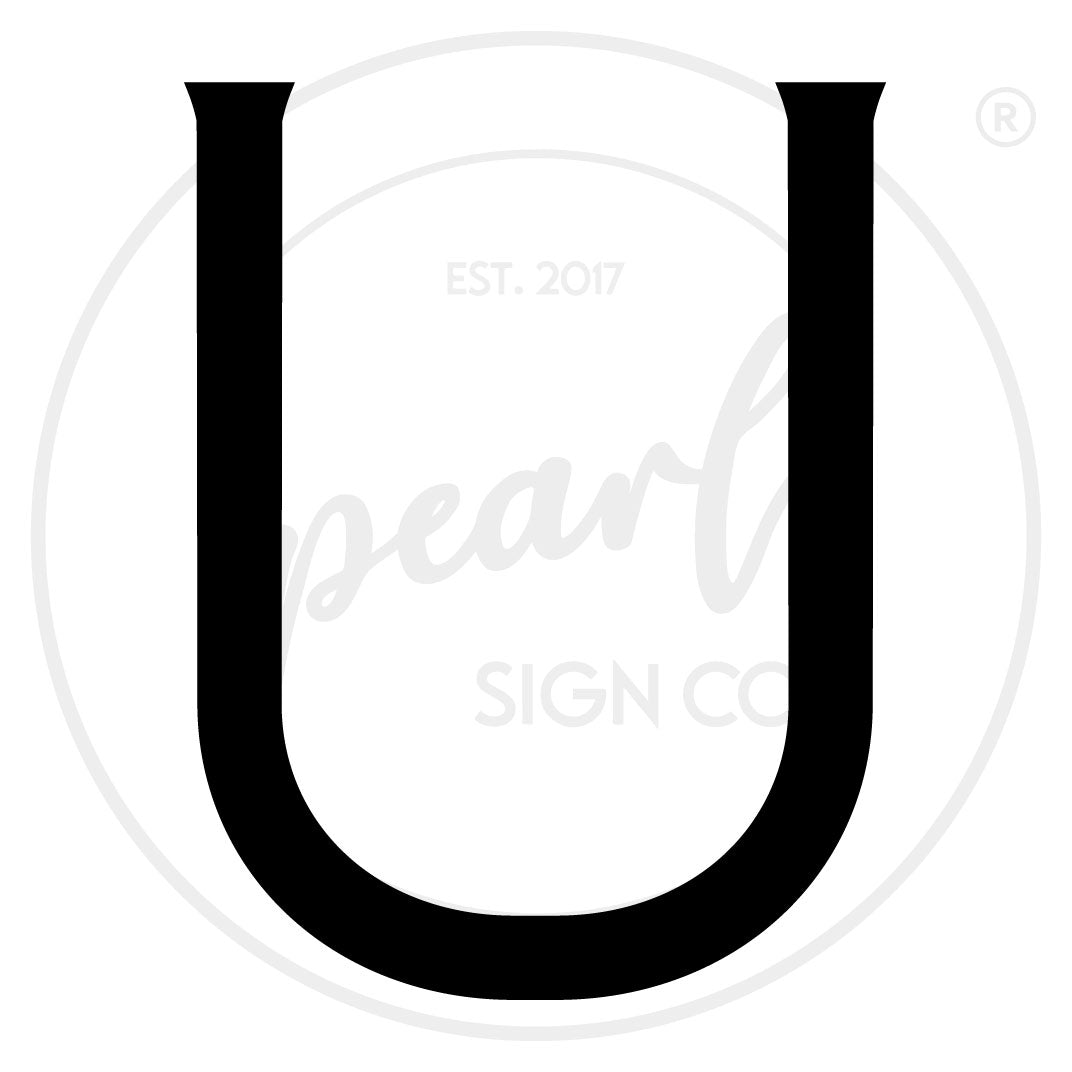 Clean Modern House Letters - Small