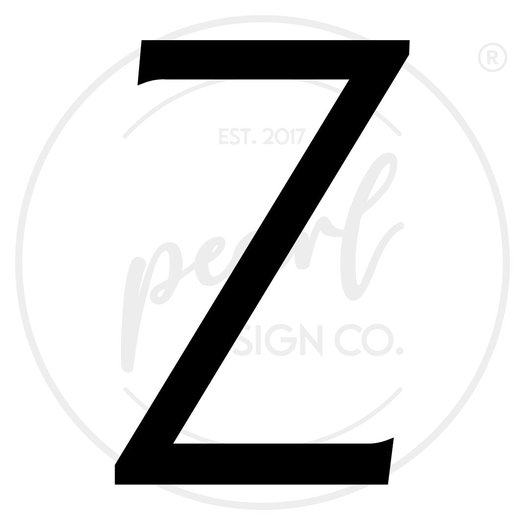 Clean Modern House Letters - Large