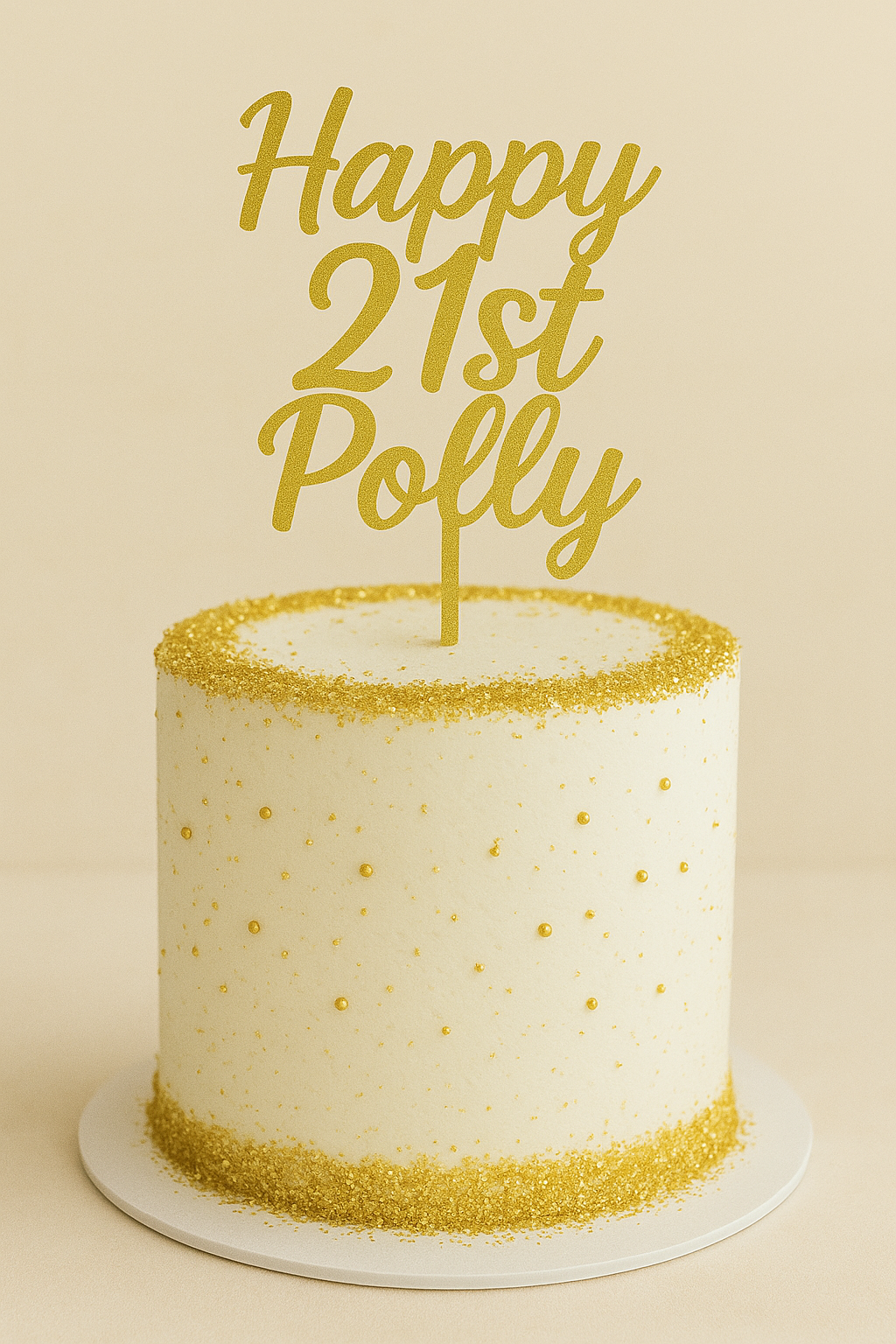 Acrylic Cake Topper