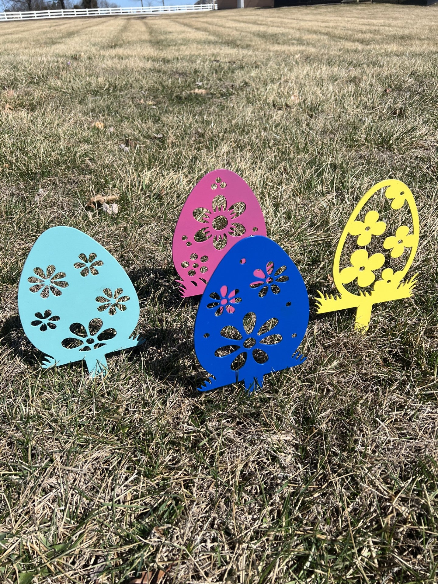 Easter Egg Metal Stakes