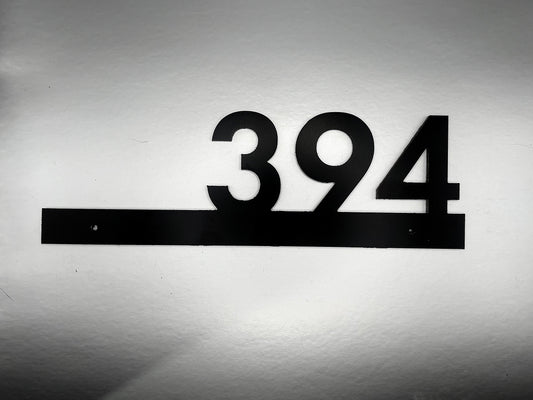 Apartment and Hotel Number Signs