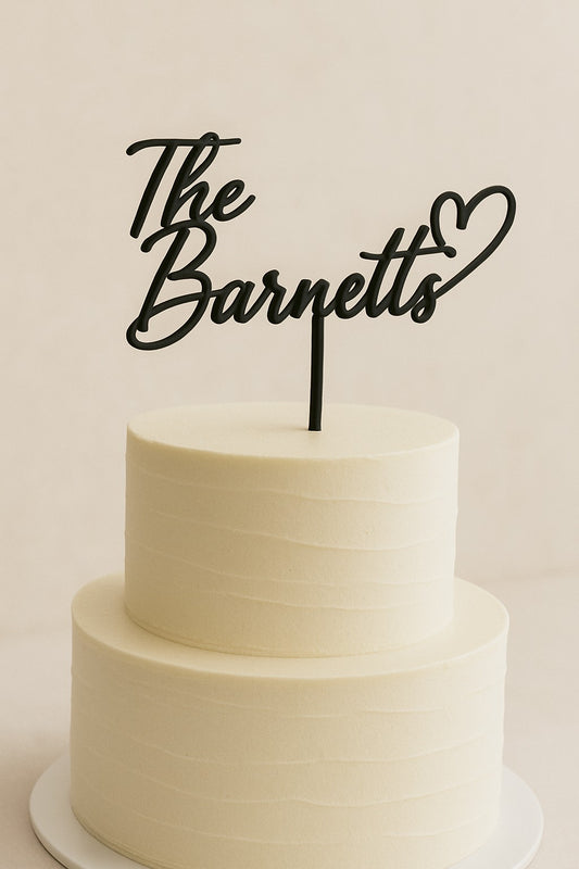 Acrylic Cake Topper
