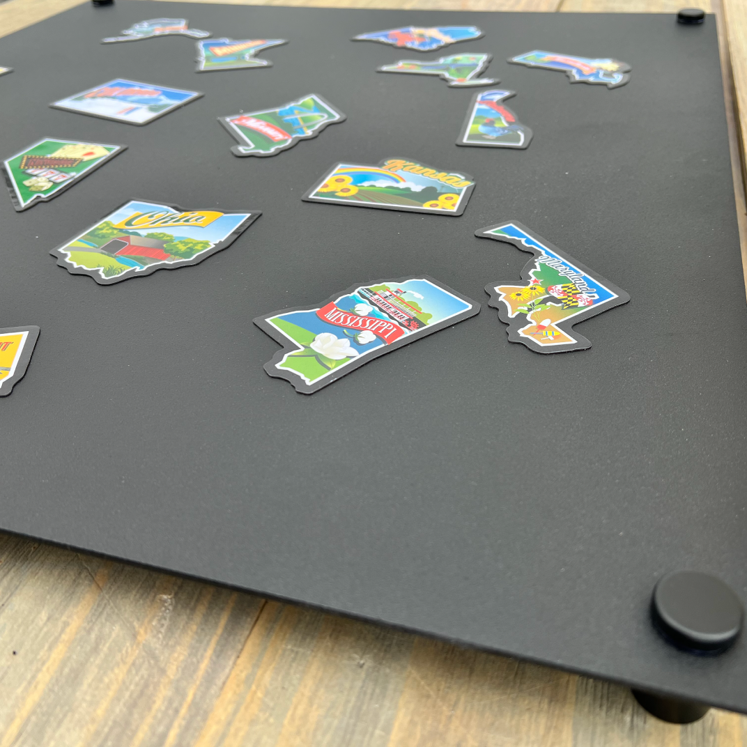 Tablero magnético de metal personalizado
