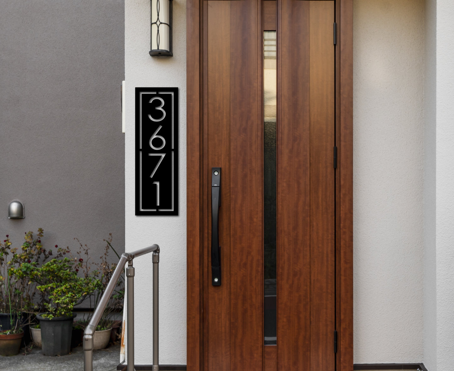 Modern Address Plaque