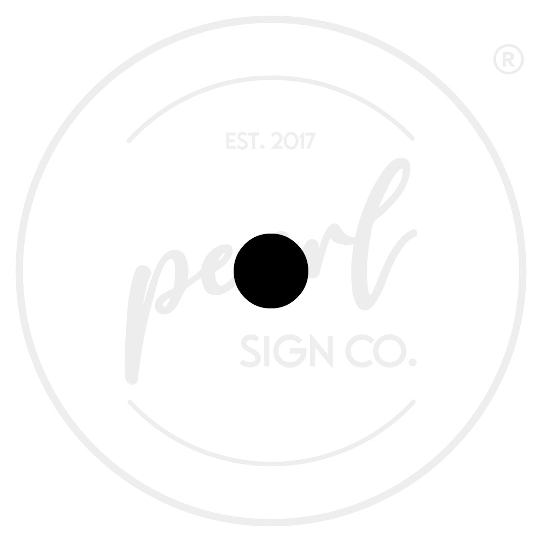Bold Thick House Numbers - Medium