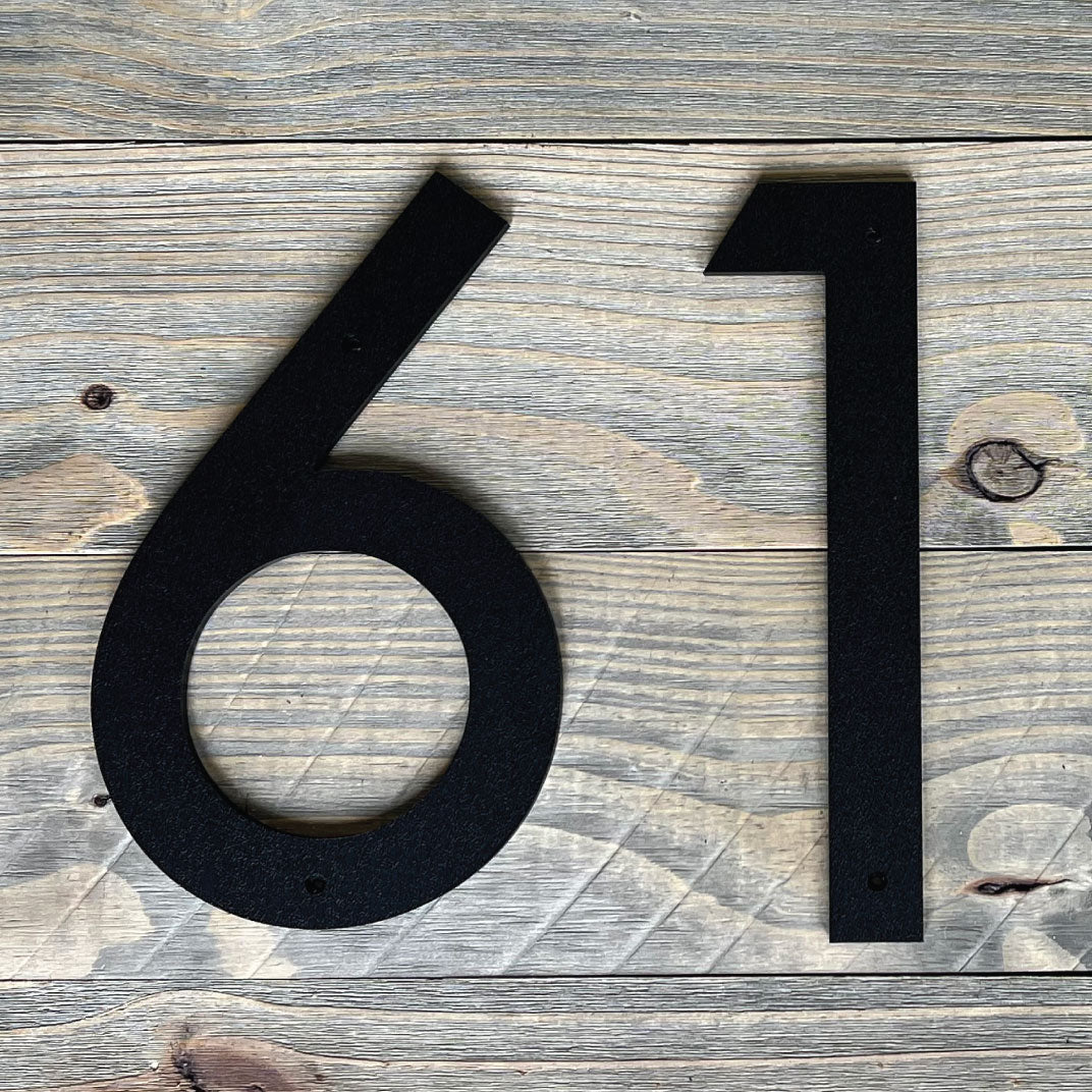 Modern House Numbers - Medium