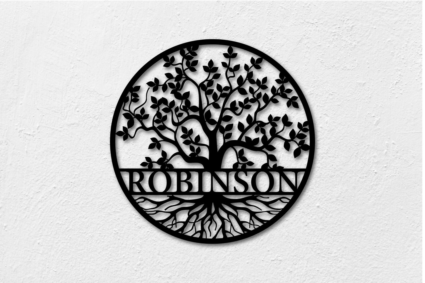 Custom Metal Name Monogram