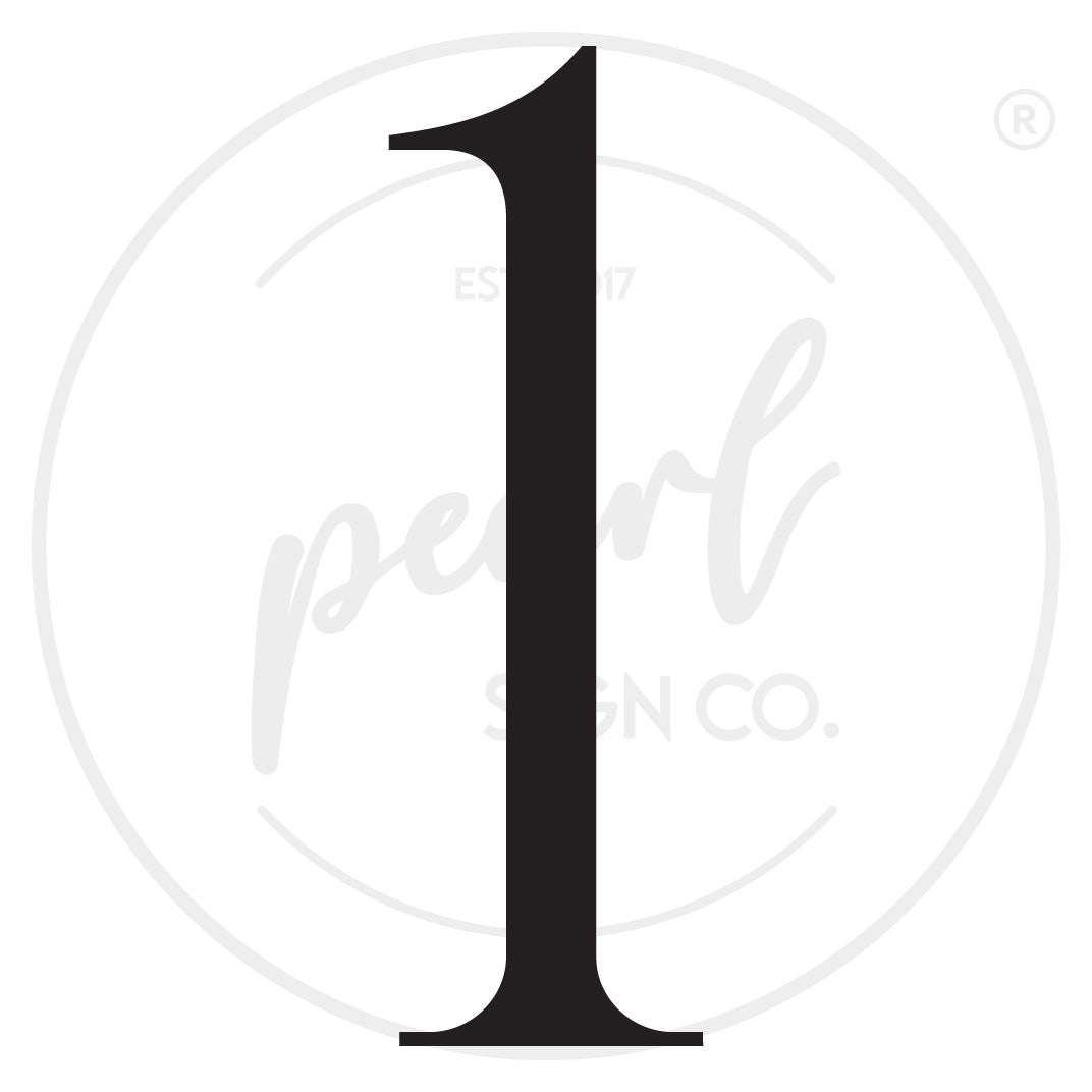 Roman House Numbers - Small