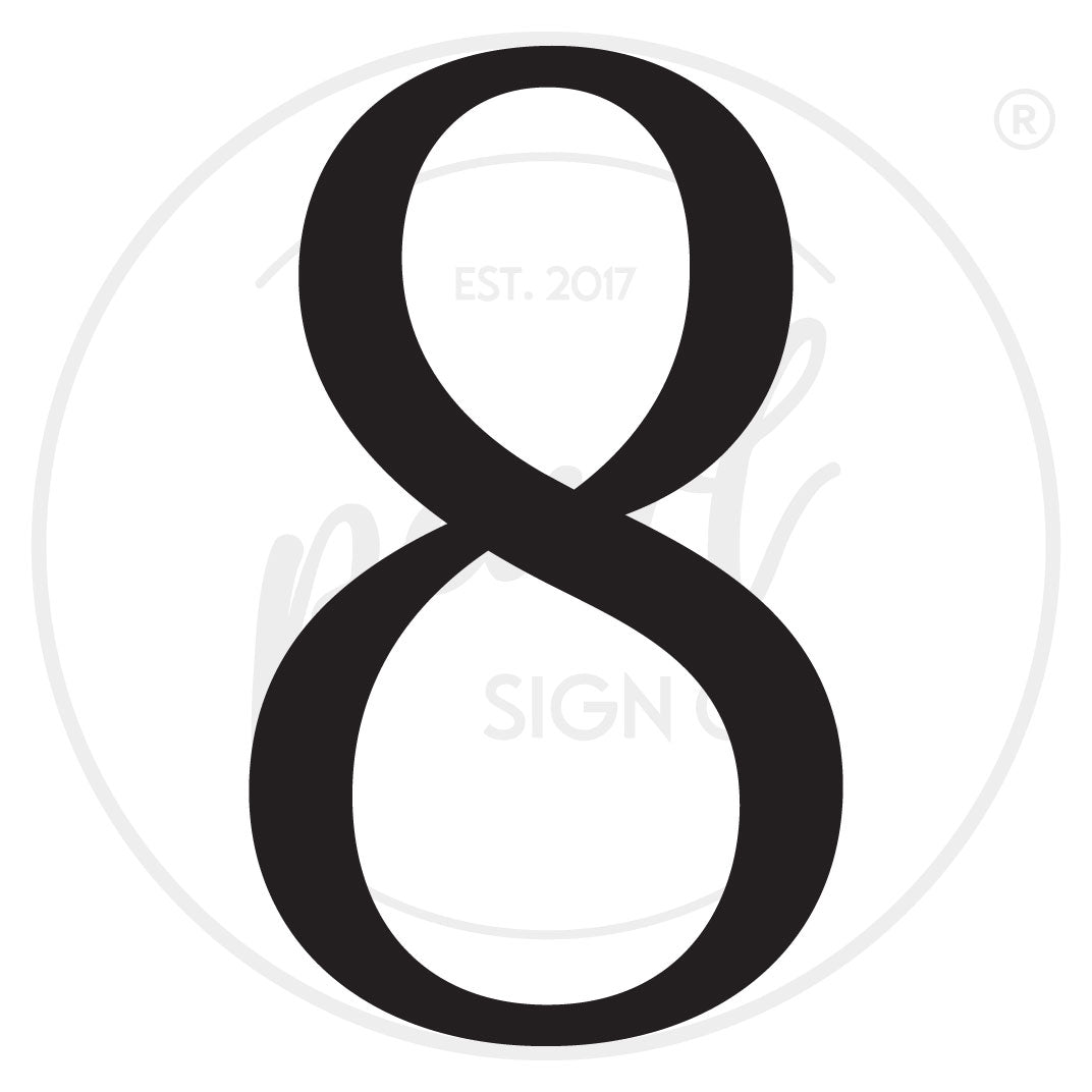Roman House Numbers - Small