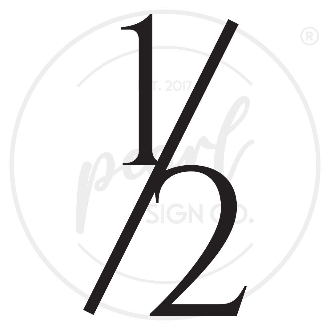 Roman House Numbers - Small