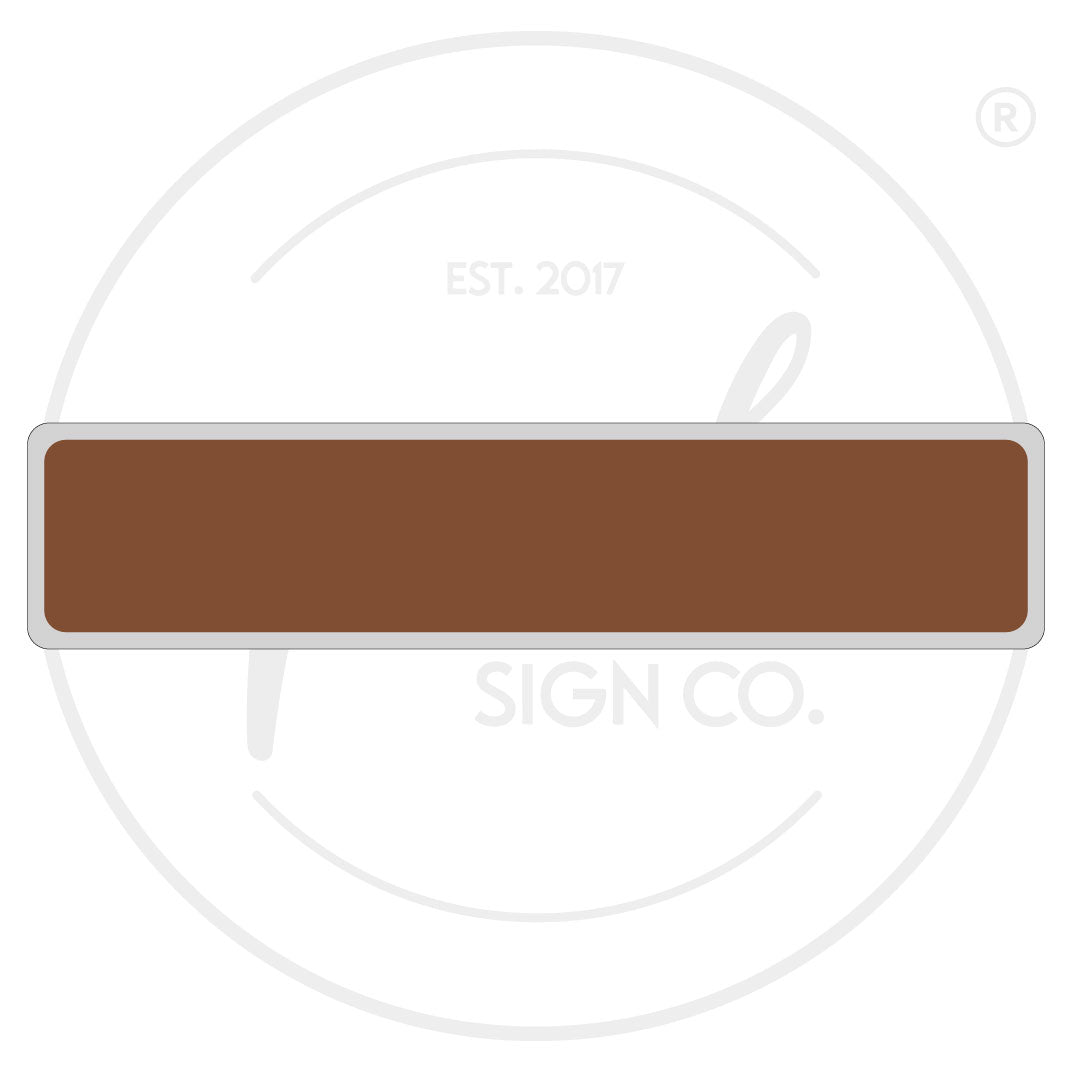 Custom Street Name Sign - Horizontal Layout