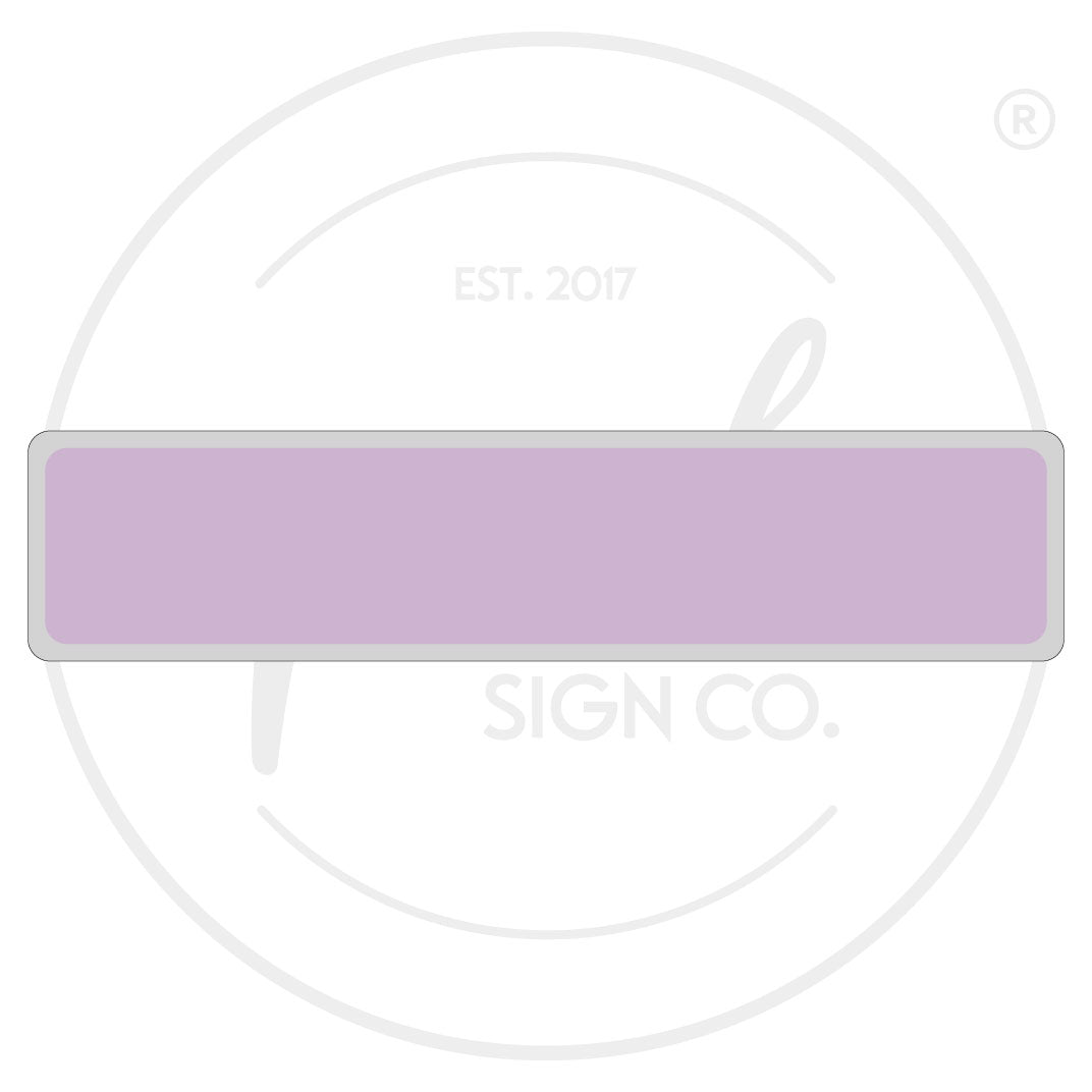 Custom Street Name Sign - Horizontal Layout