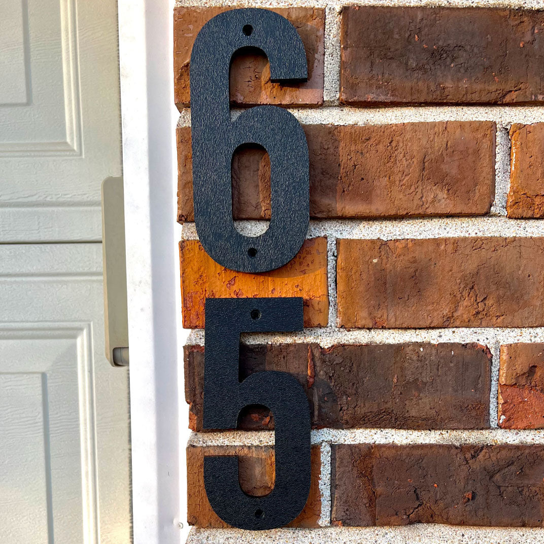 Bold Thick House Numbers - Medium