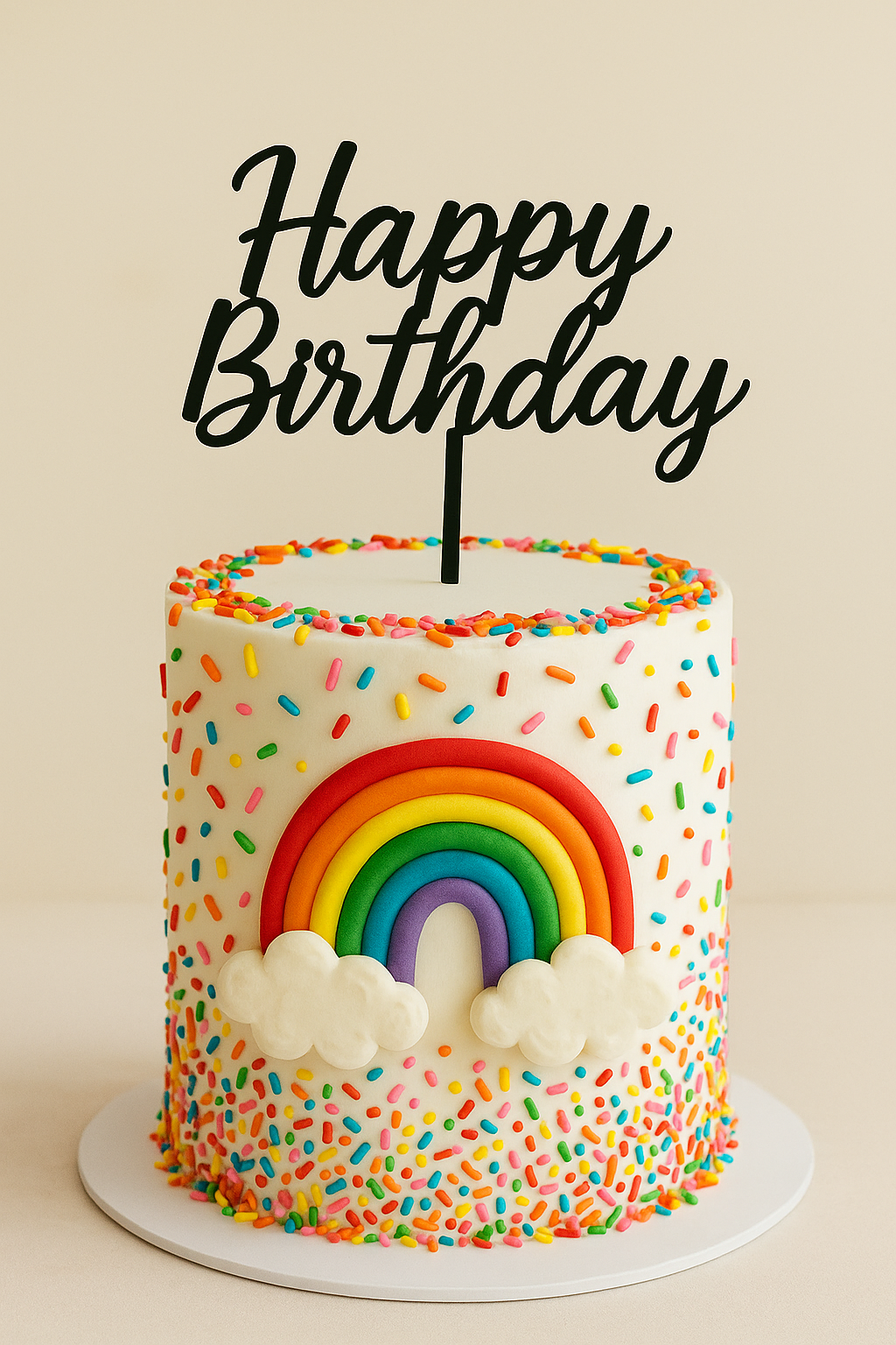 Acrylic Cake Topper