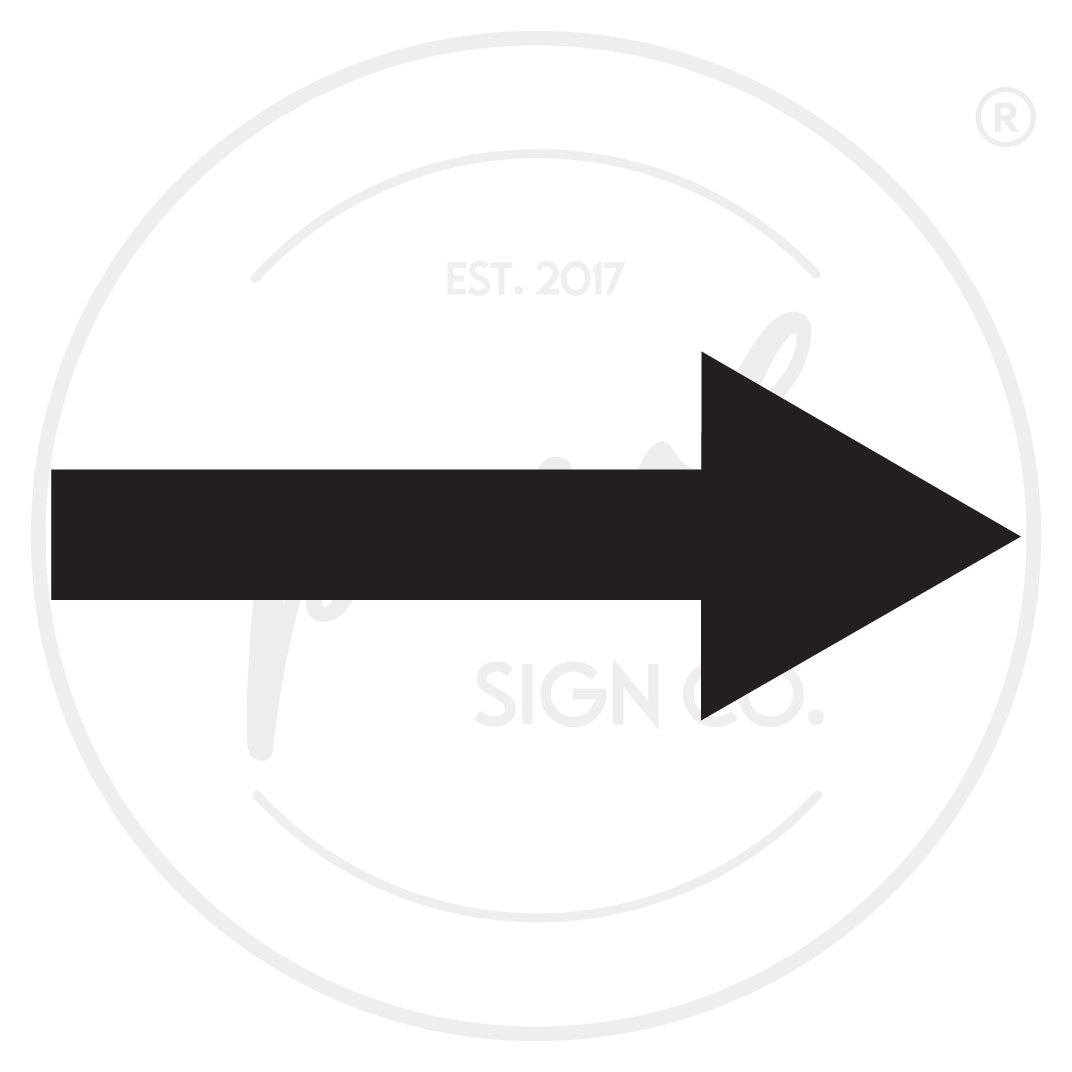Clean Modern House Numbers - Medium