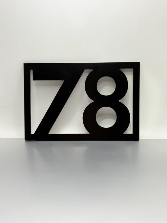 Apartment or Office Boxed Numbers