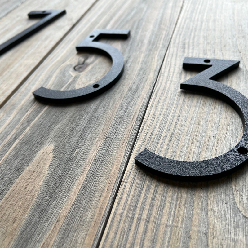 Art Deco House Numbers - Large