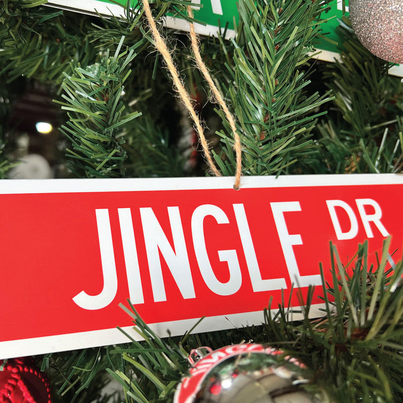 Street Sign Christmas Ornament