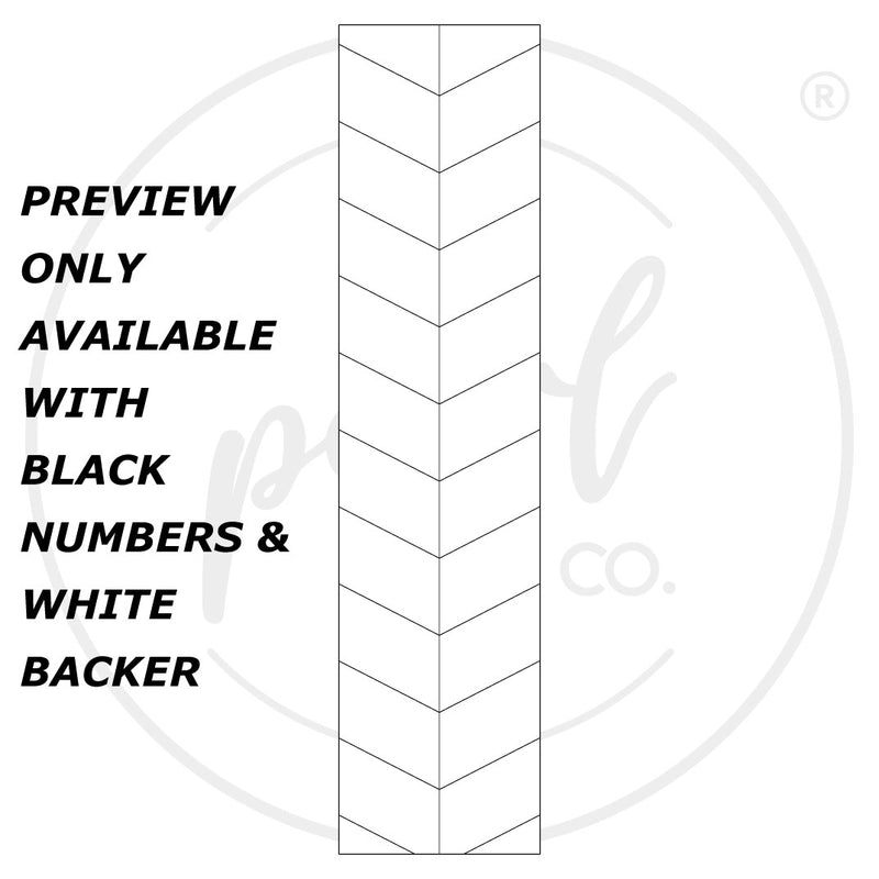 House Address Sign - Vertical Layout