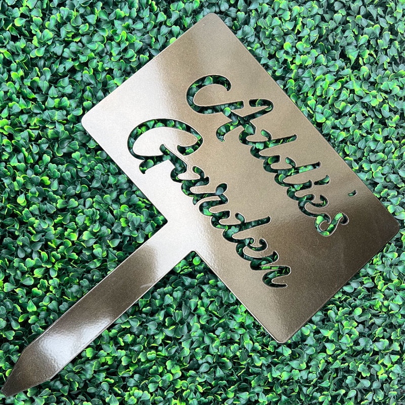 Metal Garden Decor - Custom Sign