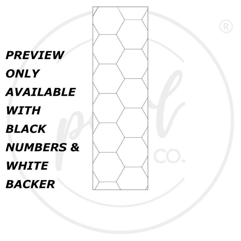 House Address Sign - Vertical Layout