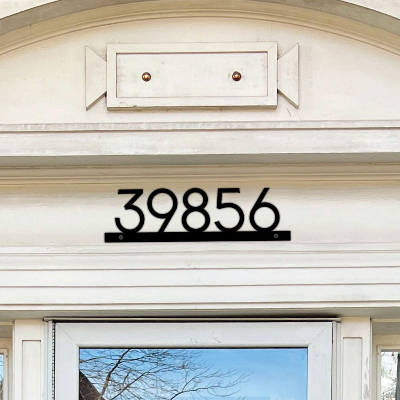 Metal House Number Sign