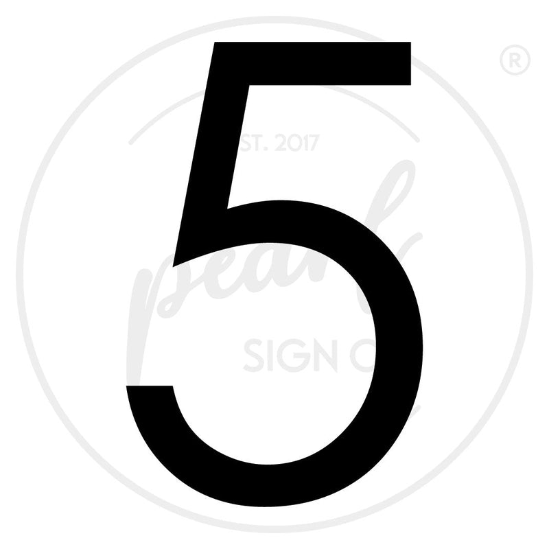 Modern House Numbers - Medium