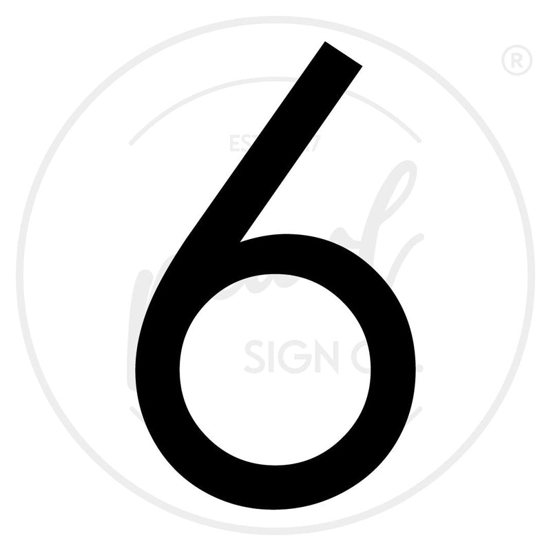 Modern House Numbers - Medium