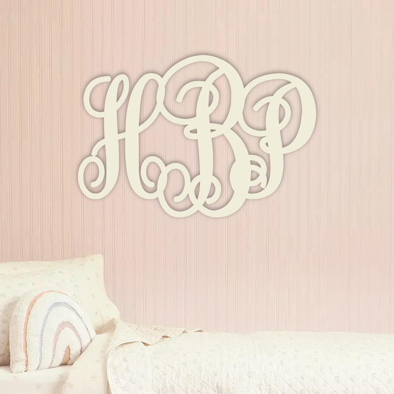 Personalized Monogram Wood Sign