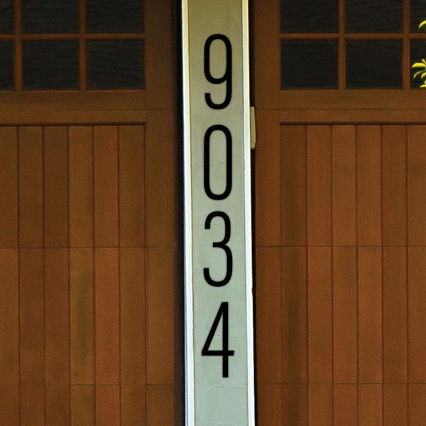 Thin Modern House Numbers - Large