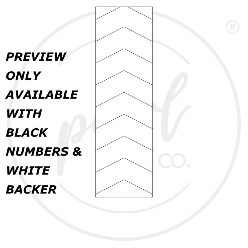 House Address Sign - Vertical Layout