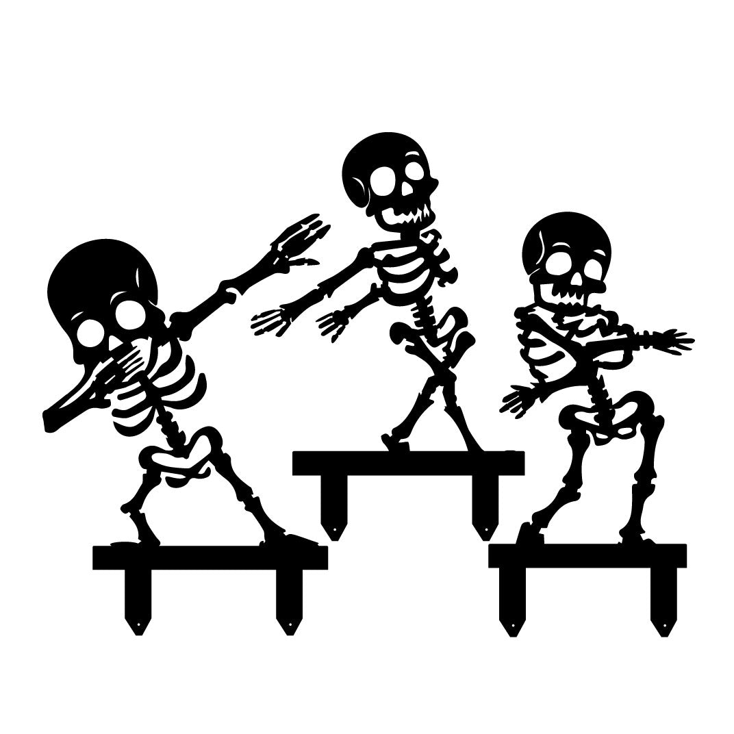 Letrero de metal para jardín con fantasma de Halloween