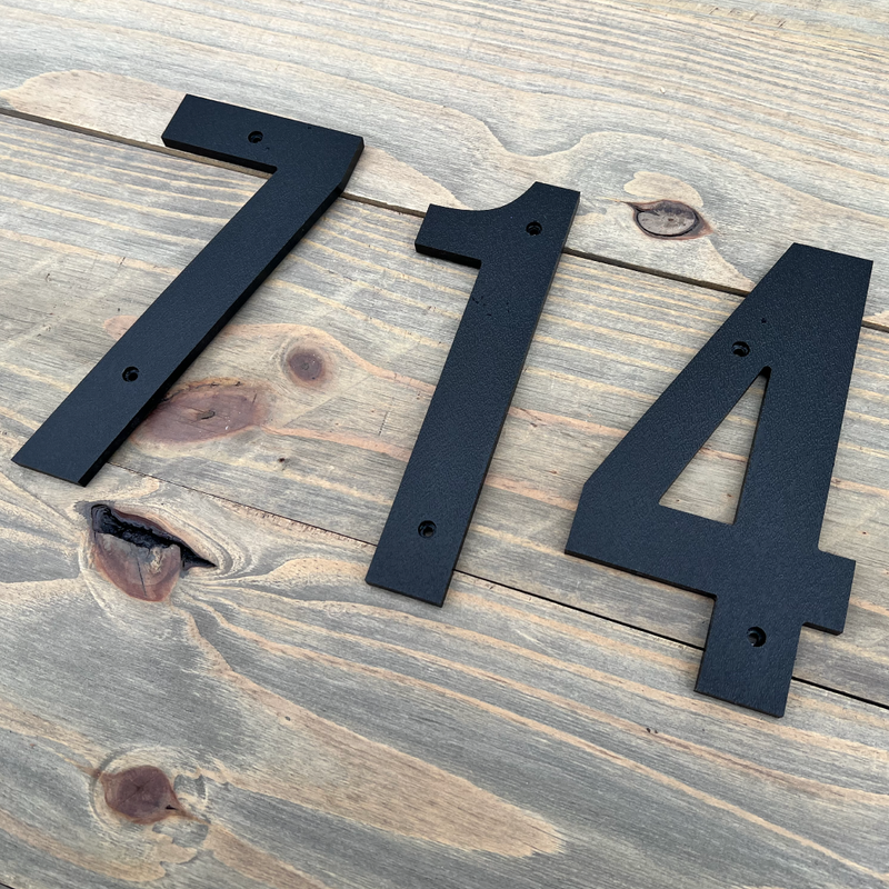 Bold Thick House Numbers - Medium