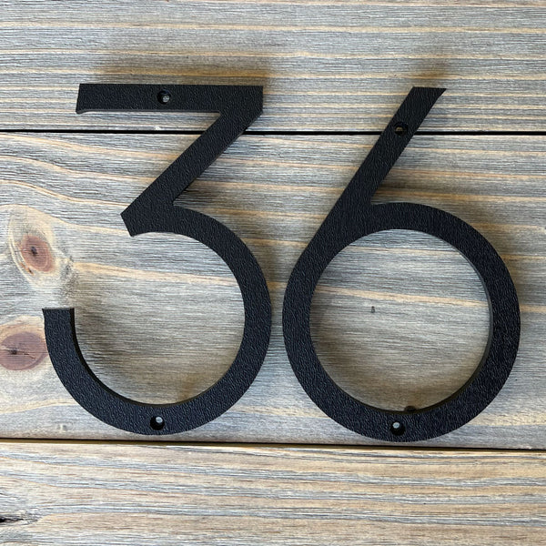 Clean Modern House Numbers - Small