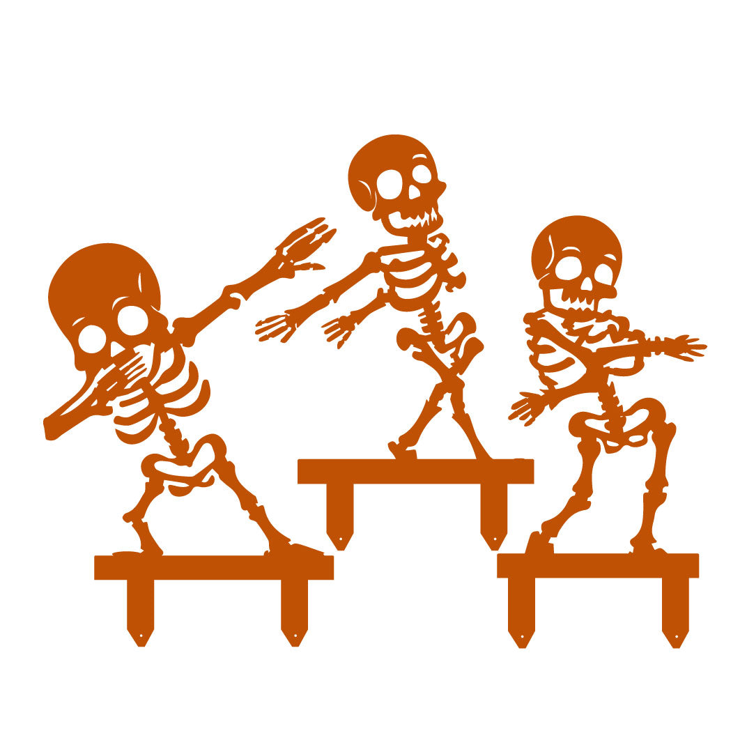 Letrero de metal para jardín con fantasma de Halloween