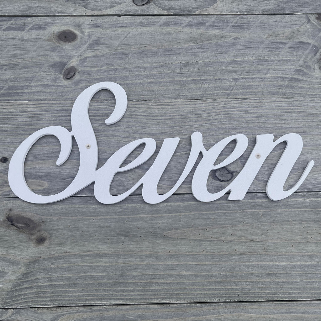 Cursive House Numbers - All Sizes