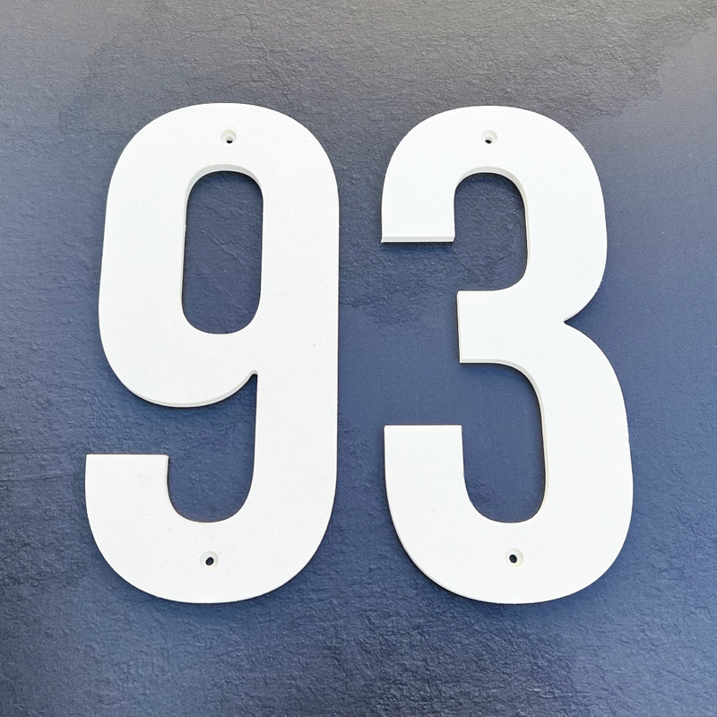 Bold Thick House Numbers - Medium