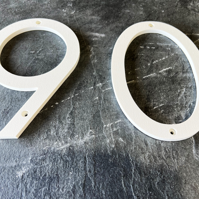 Clean Modern House Numbers - Medium